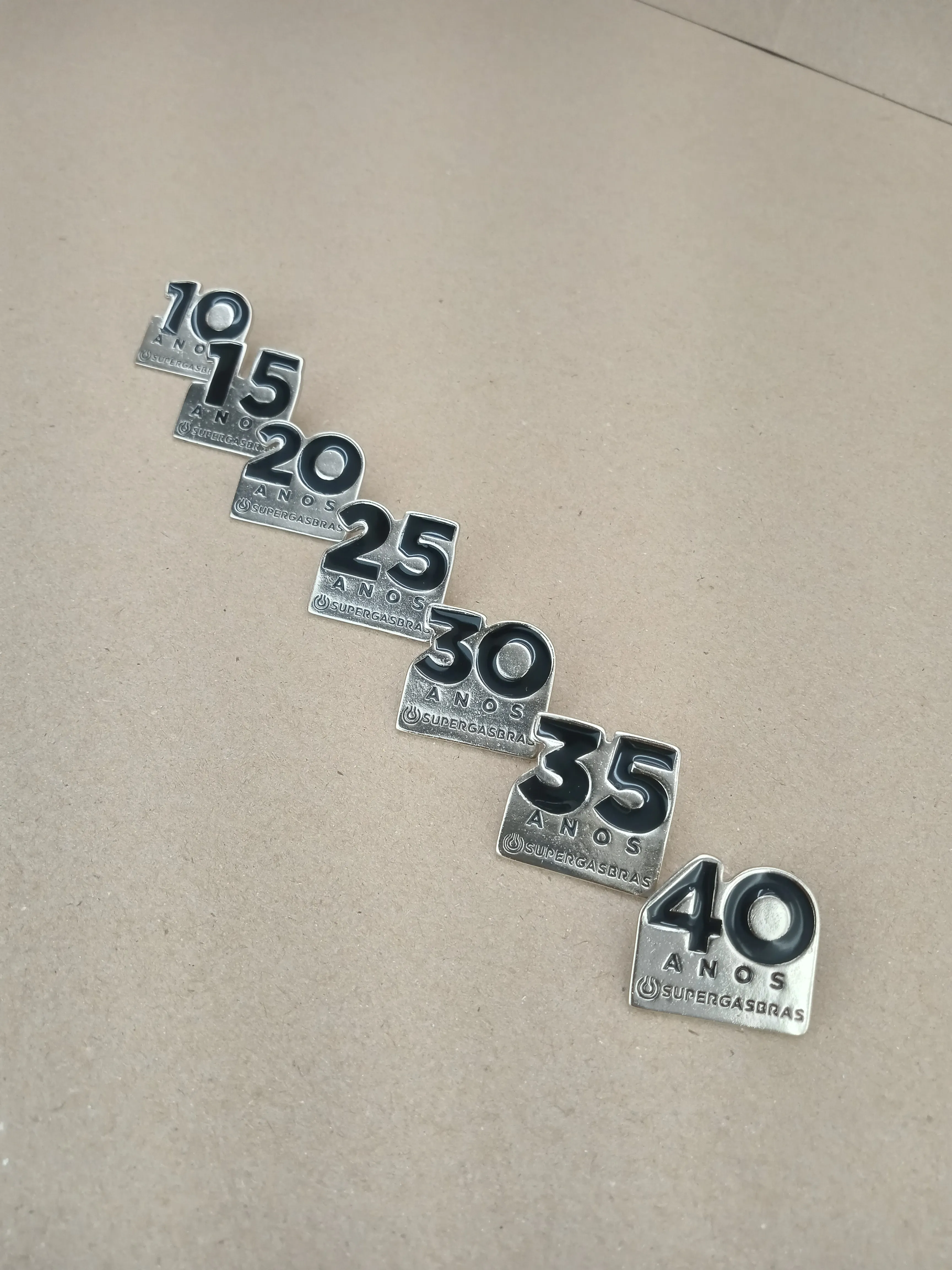 Pins Tempo de Casa - Supergasbras